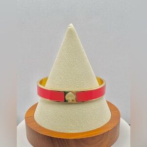 KATE SPADE Coral Hole Punch Bangle Bracelet